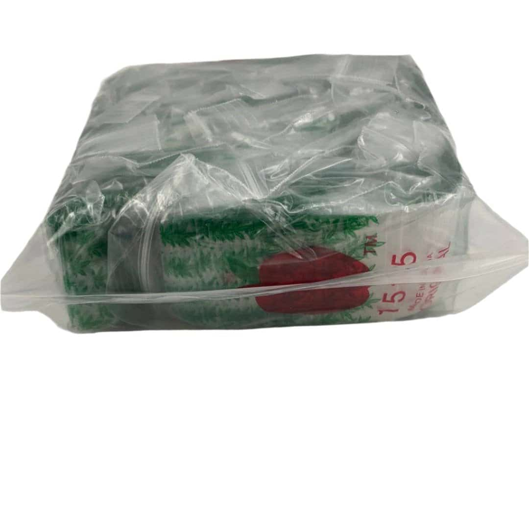 Apple Brand 1 1/2’’x1 1/2’’ Green Leaf Ziplock Bags 1000 CT - Smoke Shop Wholesale. Done Right.