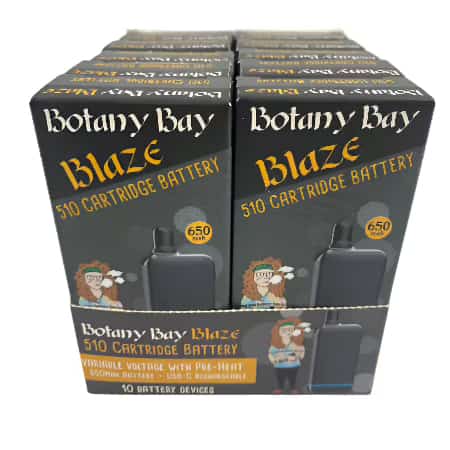 BOTANY BAY BLAZE CONCENTRATE BATTERY 10 CT DISPLAY - Smoke Shop Wholesale. Done Right.