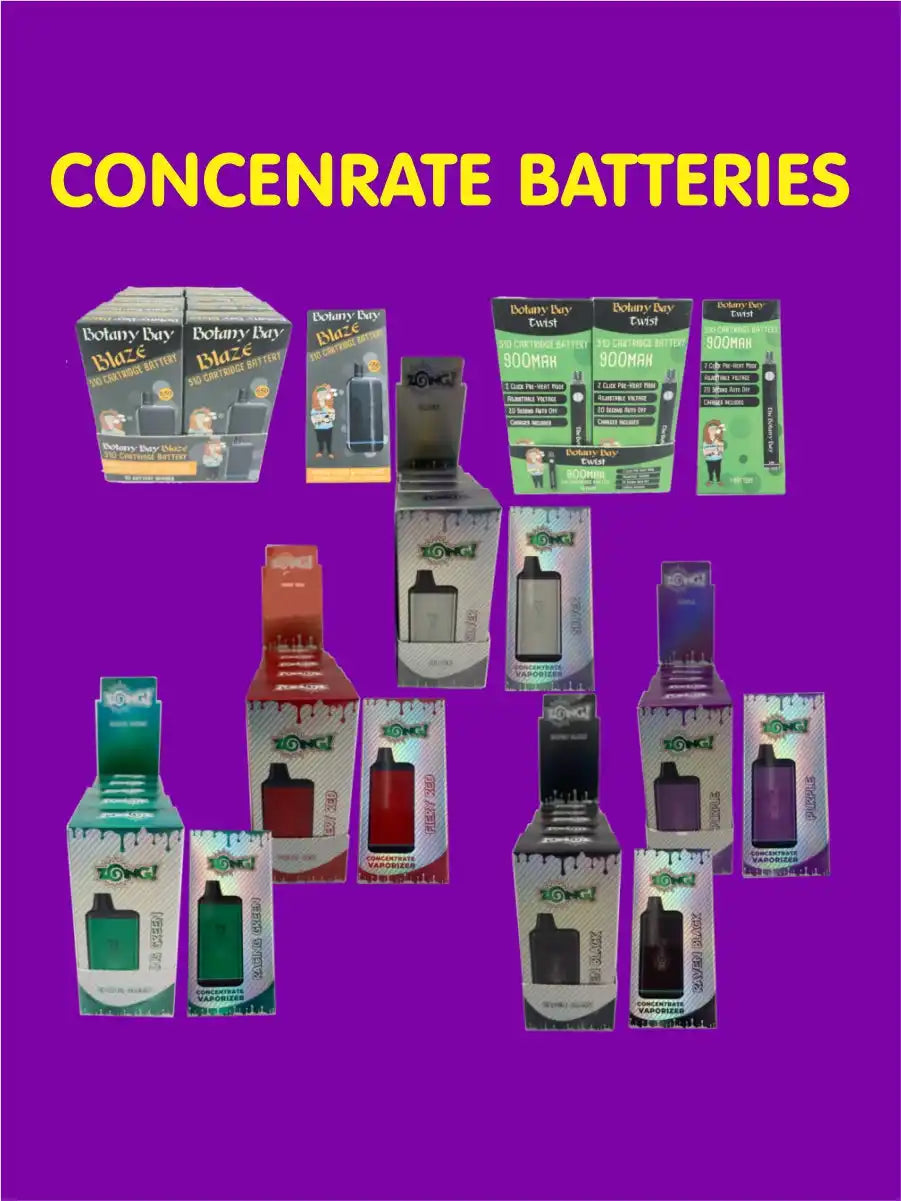 Concentrate batteries in packaging.