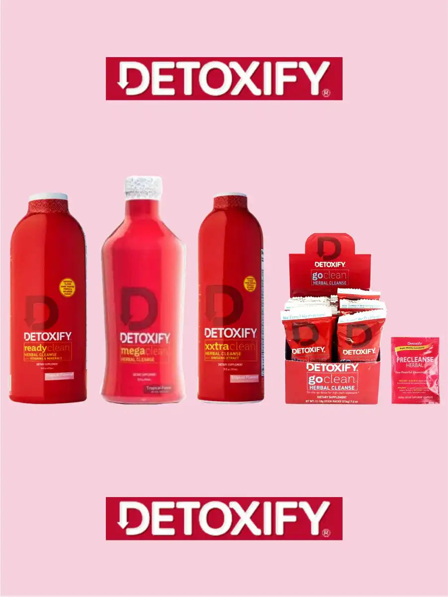 Detoxify cleansing products.