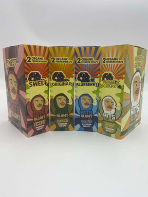 HITS BLUNT PREMIUM BLUEBERRY NATURAL HEMP WRAPS 2 PK 25 CT BOX - Smoke Shop Wholesale. Done Right.