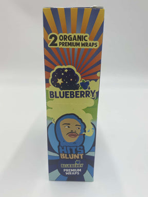 HITS BLUNT PREMIUM BLUEBERRY NATURAL HEMP WRAPS 2 PK 25 CT BOX - Smoke Shop Wholesale. Done Right.