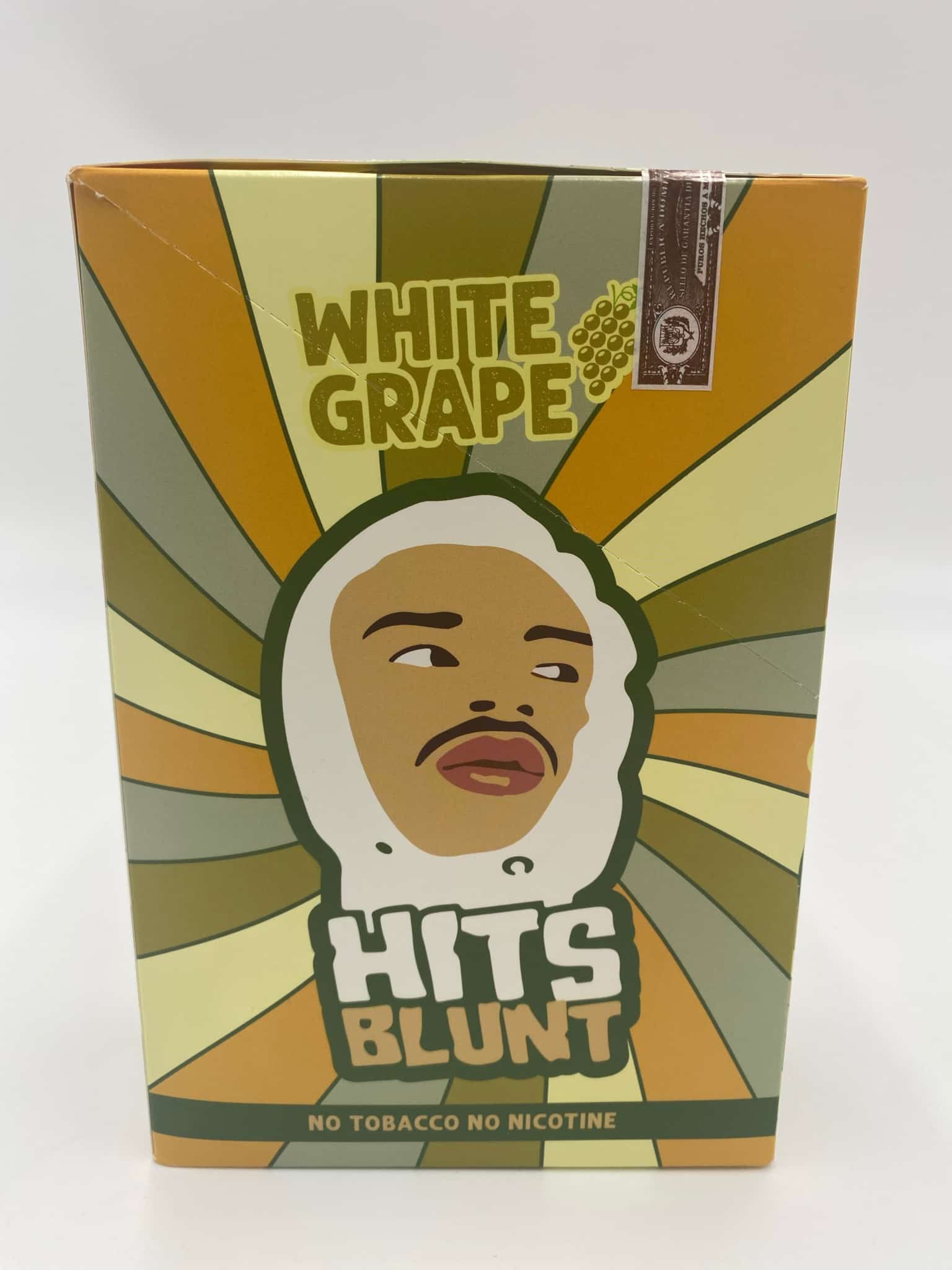 HITS BLUNT PREMIUM WHITE GRAPE NATURAL HEMP WRAPS 2 PK 25 CT BOX - Smoke Shop Wholesale. Done Right.