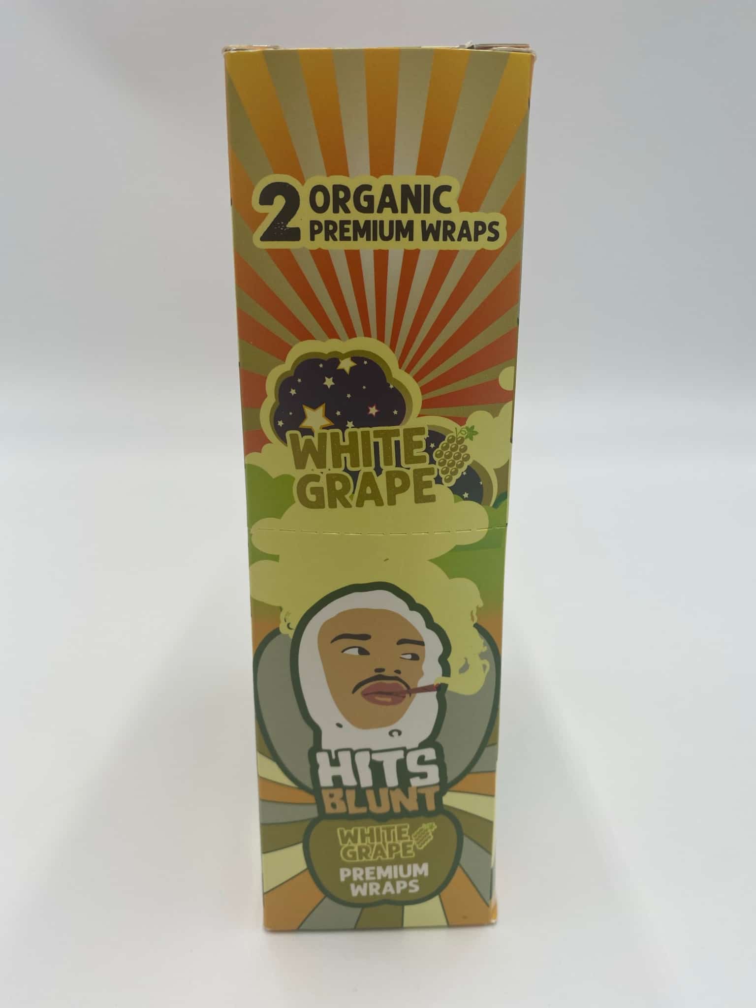 HITS BLUNT PREMIUM WHITE GRAPE NATURAL HEMP WRAPS 2 PK 25 CT BOX - Smoke Shop Wholesale. Done Right.