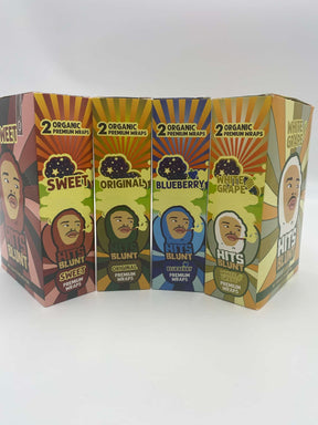 HITS BLUNT PREMIUM WHITE GRAPE NATURAL HEMP WRAPS 2 PK 25 CT BOX - Smoke Shop Wholesale. Done Right.