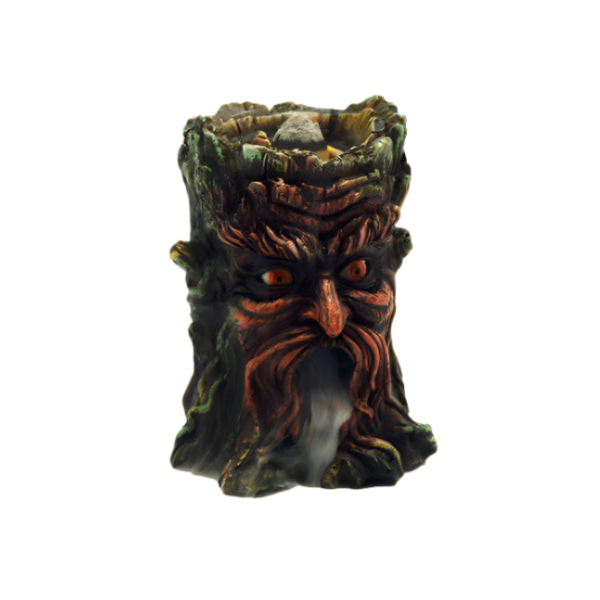 Small tree man backflow cone incense burner 