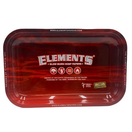 Elements Small Red Rolling Tray