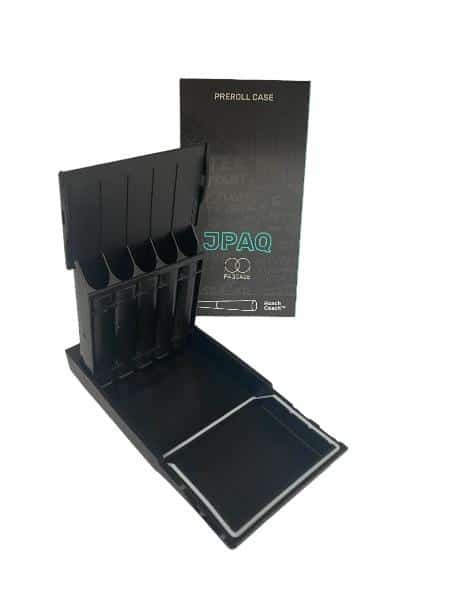 JPAQ PAQ CASE BLACK ’ROACH COACH’ (FITS FIVE 84MM-98MM PRE-ROLLS) ** CLOSEOUT ** - Smoke Shop Wholesale. Done Right.