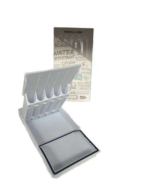 JPAQ PAQ CASE WHITE ’ROACH COACH’ (FITS FIVE 84MM - 110MM PRE-ROLLS) ** CLOSEOUT ** - Smoke Shop Wholesale. Done Right.