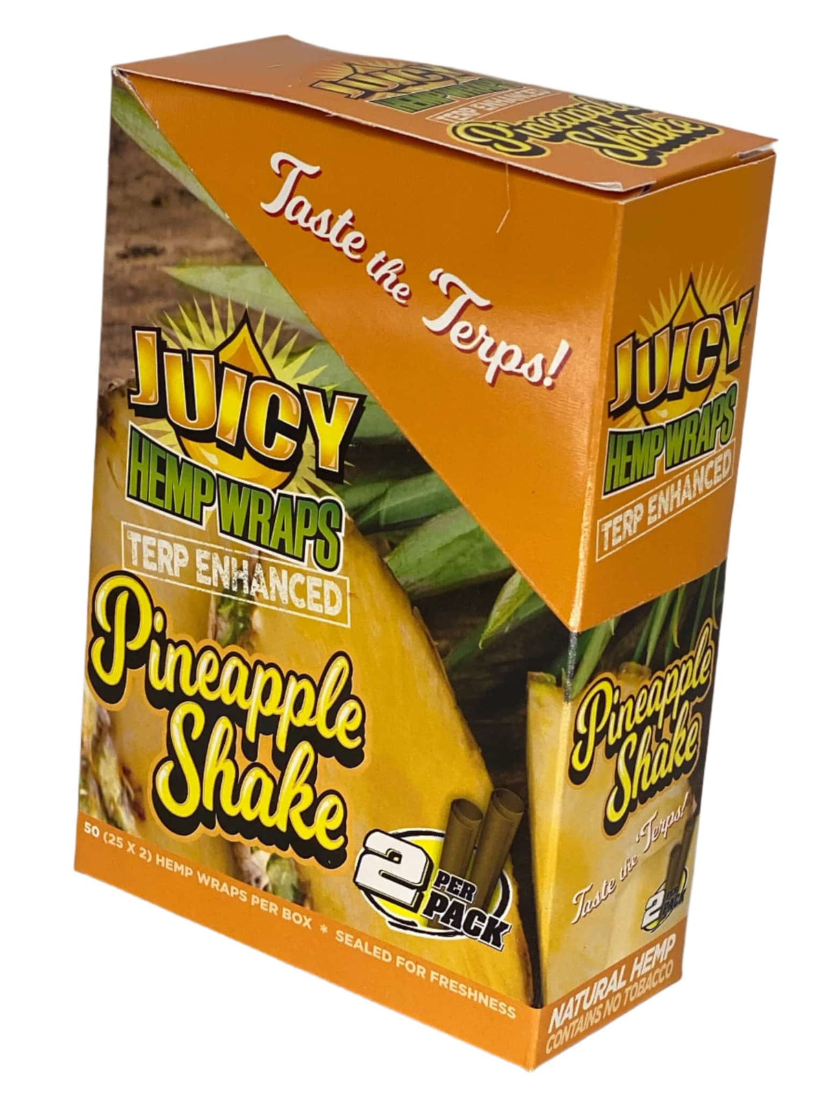 Juicy Jay’s Terp Enhanced Pineapple Shake Wraps - Smoke Shop Wholesale. Done Right.