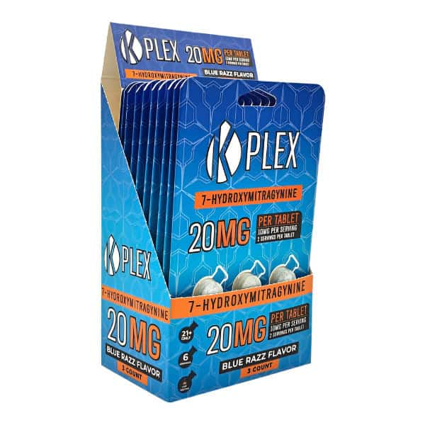 KPLEX 7 OH 20 MG TABLETS 3 CT 10 CT DISPLAY BLUE RASPBERRY - Smoke Shop Wholesale. Done Right.