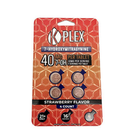 KPLEX 7 OH 40MG PER TAB 4 CT PER PACK STRAWBERRY 10 CT DISPLAY - Smoke Shop Wholesale. Done Right.