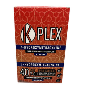 KPLEX 7 OH 40MG PER TAB 4 CT PER PACK STRAWBERRY 10 CT DISPLAY - Smoke Shop Wholesale. Done Right.