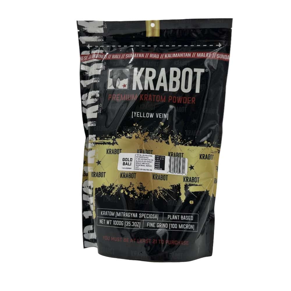KRABOT GOLD BALI 1 KILO PREMIUM KRATOM POWDER - Smoke Shop Wholesale. Done Right.