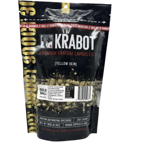 KRABOT GOLD BALI 300CT PREMIUM KRATOM CAPSULES - Smoke Shop Wholesale. Done Right.