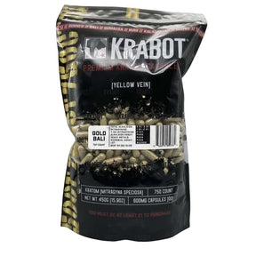 KRABOT GOLD BALI 750CT PREMIUM KRATOM CAPSULES - Smoke Shop Wholesale. Done Right.