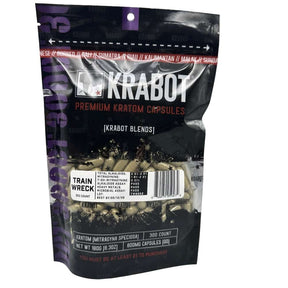 KRABOT TRAIN WRECK 300CT PREMIUM KRATOM CAPSULES - Smoke Shop Wholesale. Done Right.