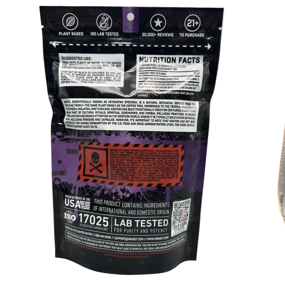 KRABOT TRAIN WRECK 300CT PREMIUM KRATOM CAPSULES - Smoke Shop Wholesale. Done Right.