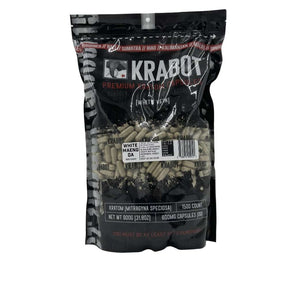 KRABOT WHITE MAENG DA 1500CT PREMIUM KRATOM CAPSULES - Smoke Shop Wholesale. Done Right.