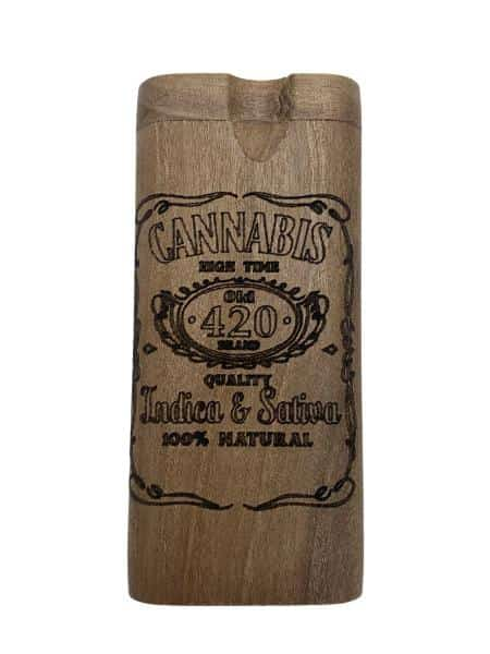 LARGE CANNABIS 420 WOOD DUGOUT - Smoke Shop Wholesale. Done Right.