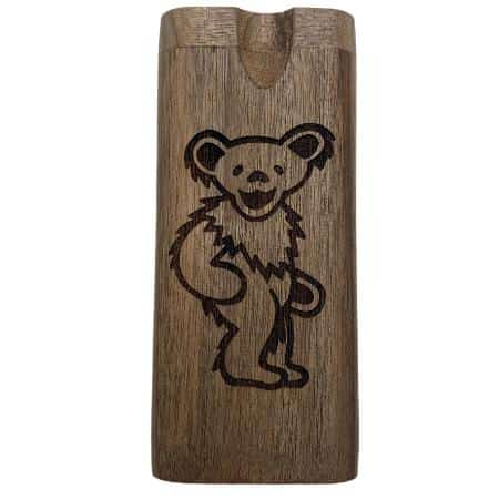 LARGE DANCING BEAR WOOD DUGOUT - Smoke Shop Wholesale. Done Right.