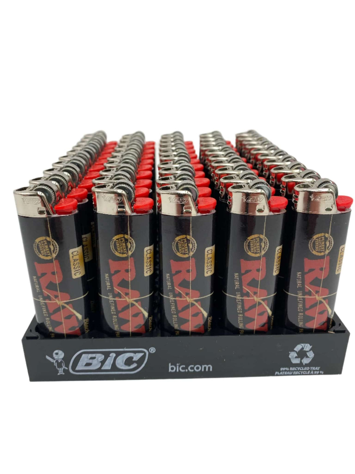 LG RAW BLACK BIC LIGHTERS 50 CT DISPLAY - Smoke Shop Wholesale. Done Right.