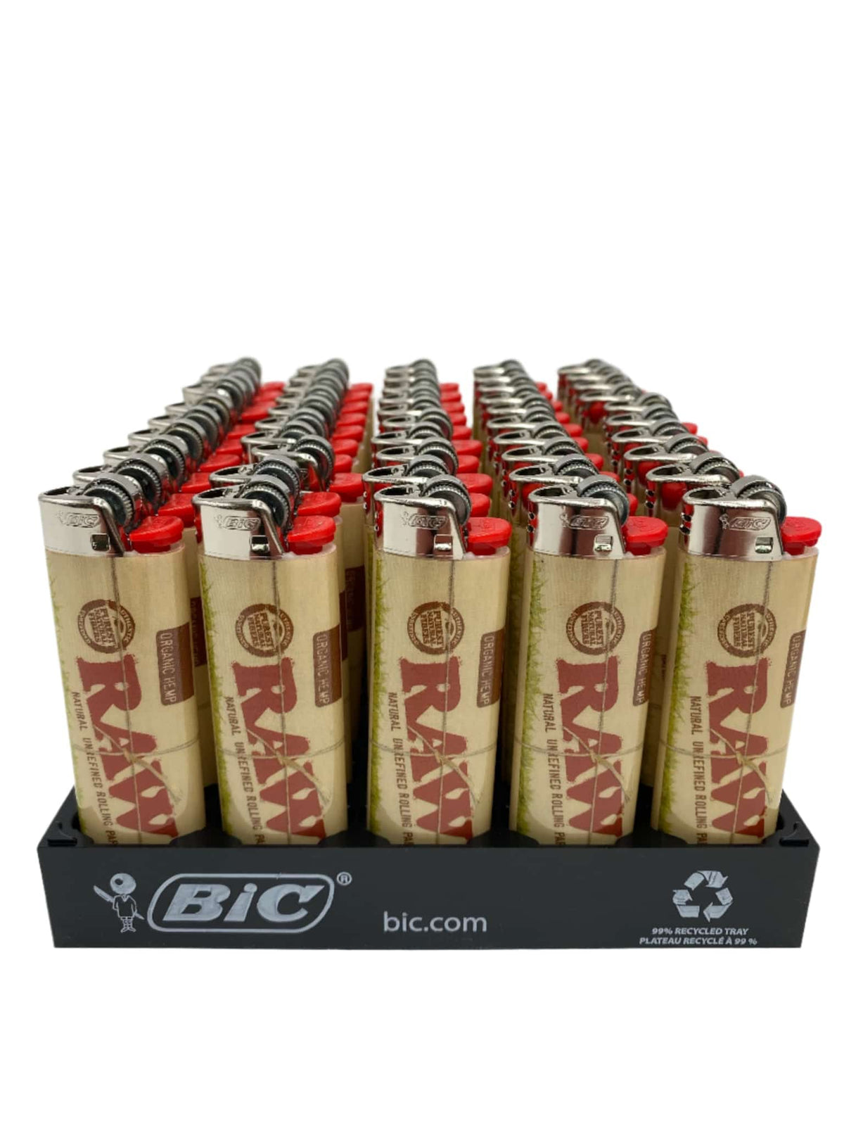 LG RAW ORGANIC BIC LIGHTERS 50 CT DISPLAY - Smoke Shop Wholesale. Done Right.