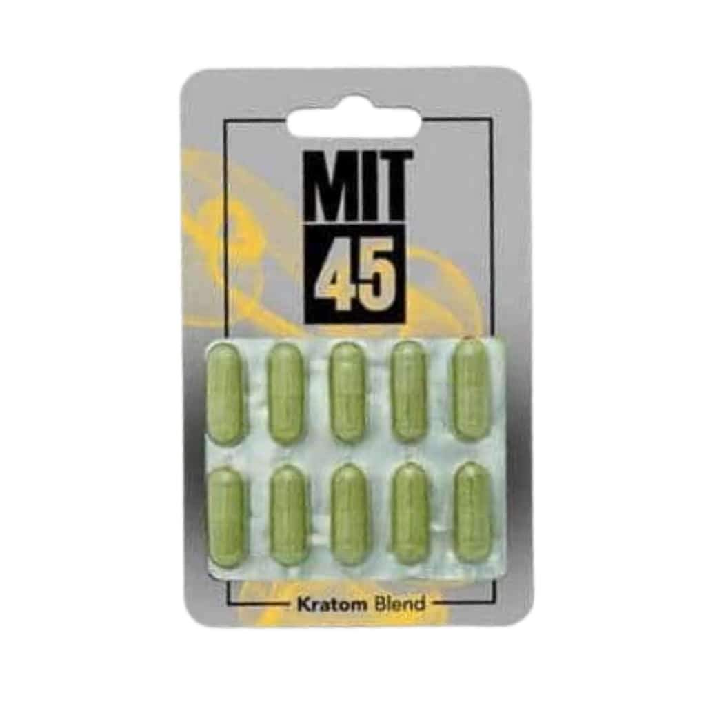 MIT 45 Silver Kratom Capsules-10ct -12 packs - Smoke Shop Wholesale. Done Right.