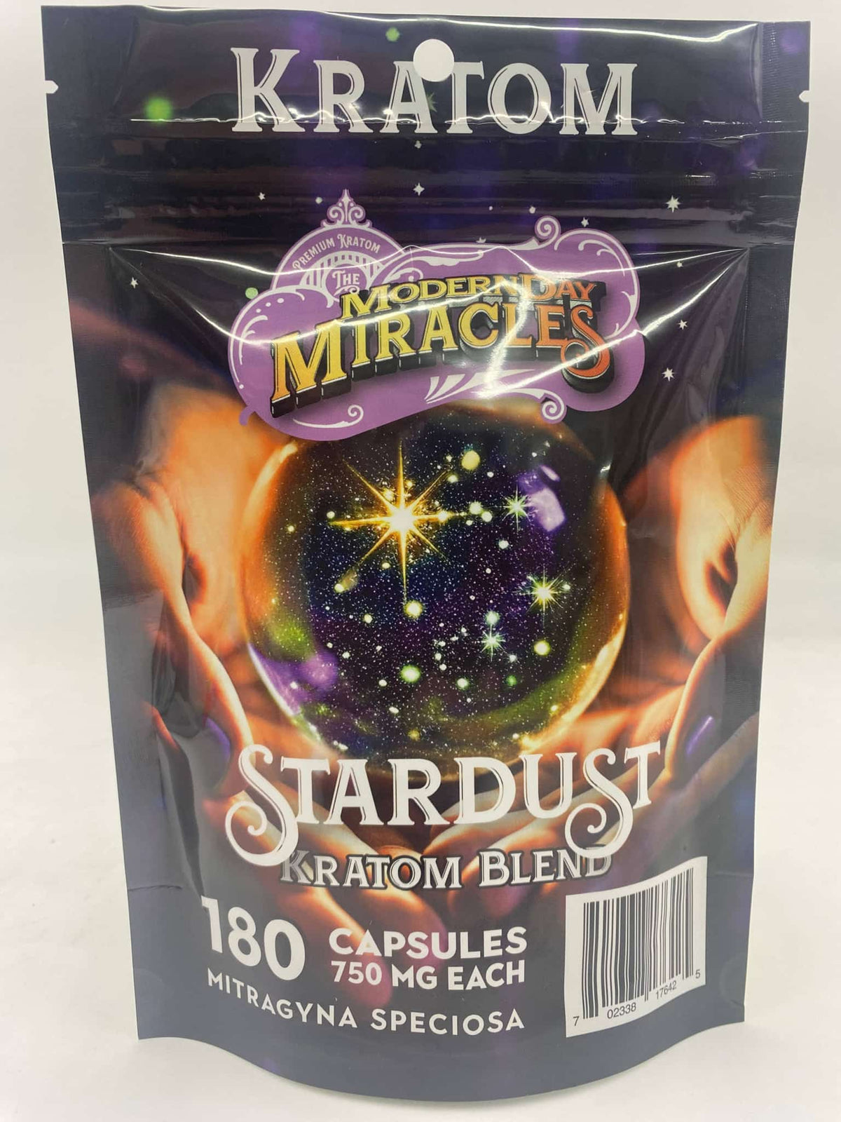 Modern Day Miracles Space Blends-Stardust Green Kratom Vietnam Blend 180ct Capsules - Smoke Shop Wholesale. Done Right.