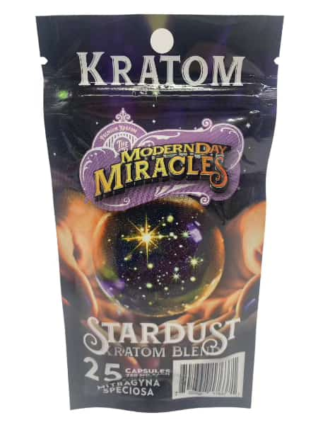 Modern Day Miracles Space Blends-Stardust Green Kratom Vietnam Blend 25ct Capsules - Smoke Shop Wholesale. Done Right.