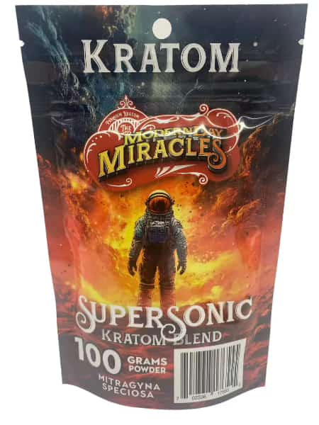 Modern Day Miracles Space Blends- Supersonic Red Kratom Borneo Blend 100 Gram Powder - Smoke Shop Wholesale. Done Right.