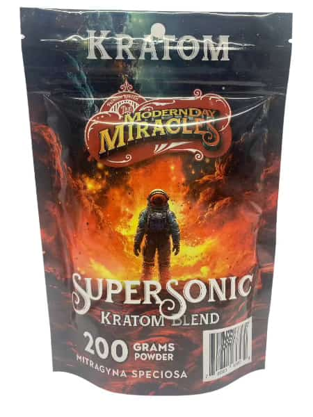 Modern Day Miracles Space Blends- Supersonic Red Kratom Borneo Blend 200 Gram Powder - Smoke Shop Wholesale. Done Right.