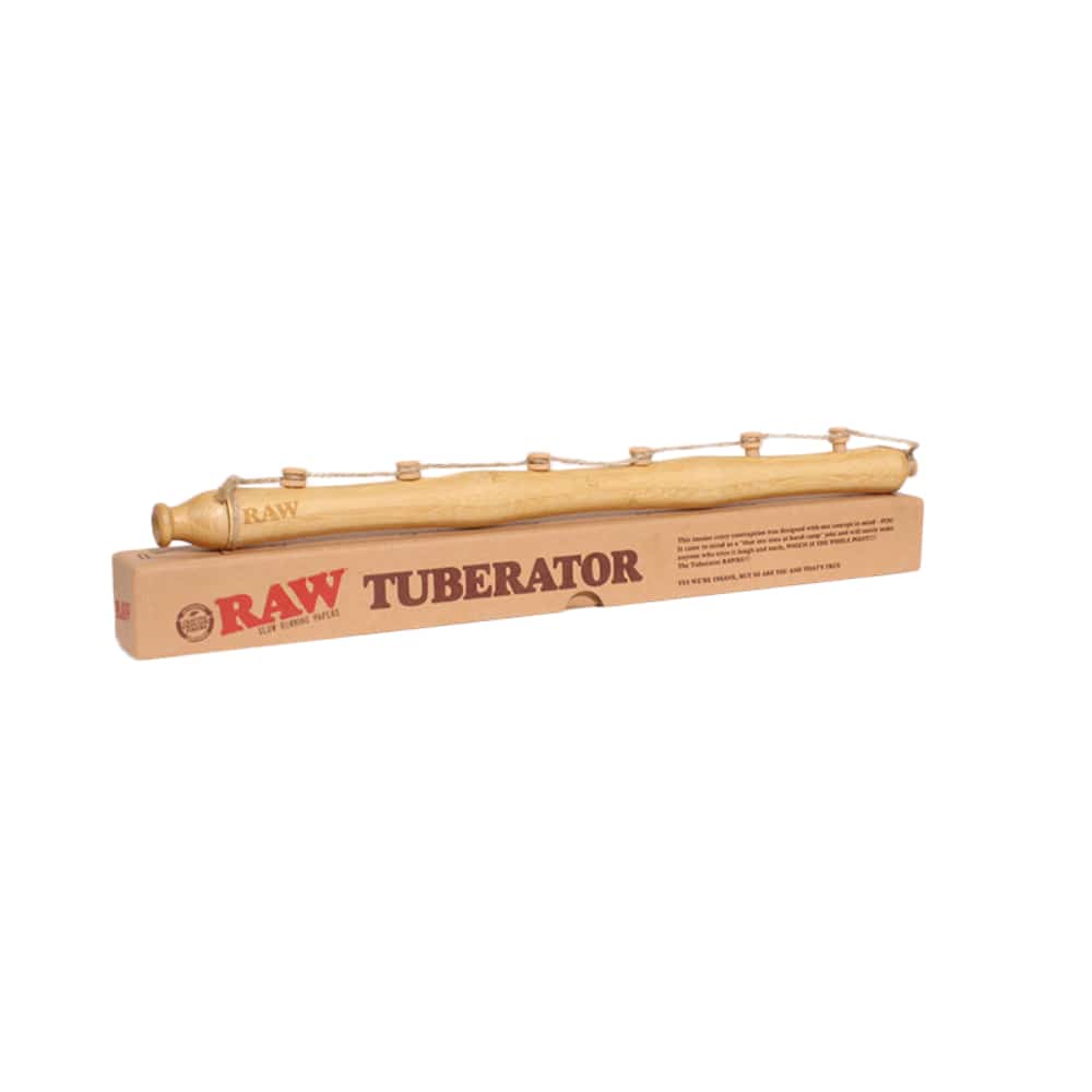 RAW BAMBOO 6 SLOT TUBERATOR - Smoke Shop Wholesale. Done Right.