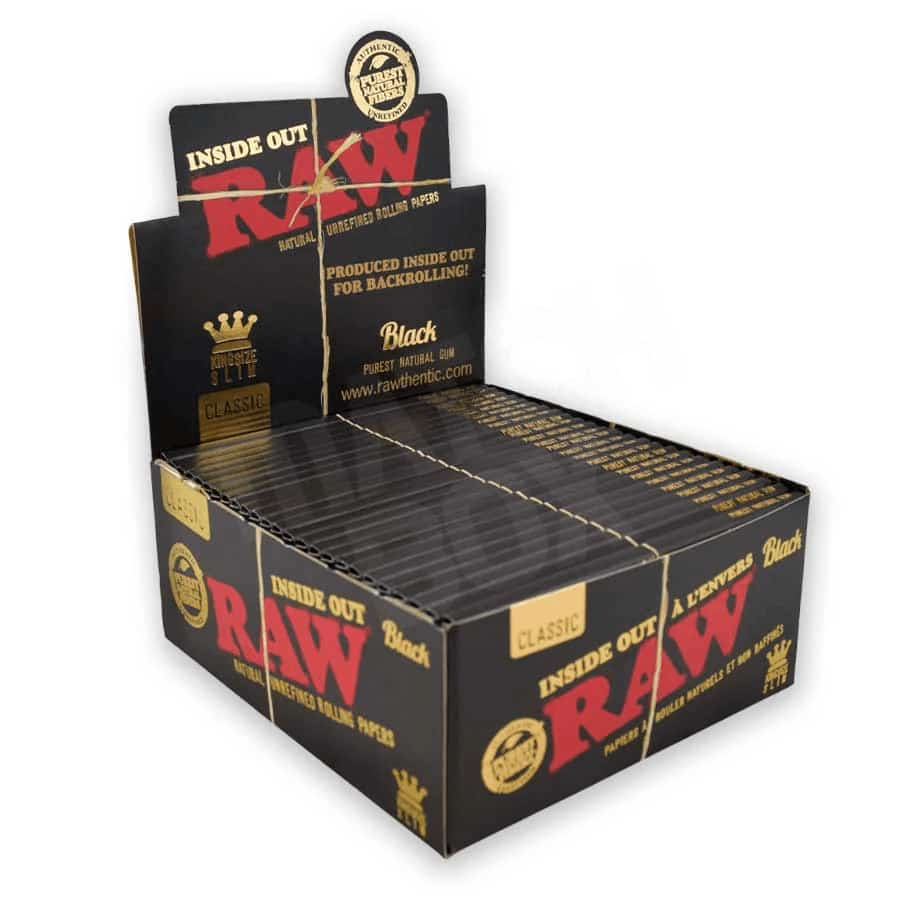 RAW Black Inside Out King Size - Smoke Shop Wholesale. Done Right.