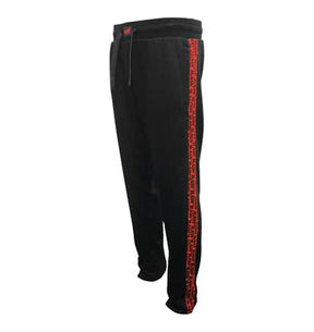 Raw Black Sweat Pants w/ Red Side Logo 2X-Large - Smoke Shop Wholesale. Done Right.