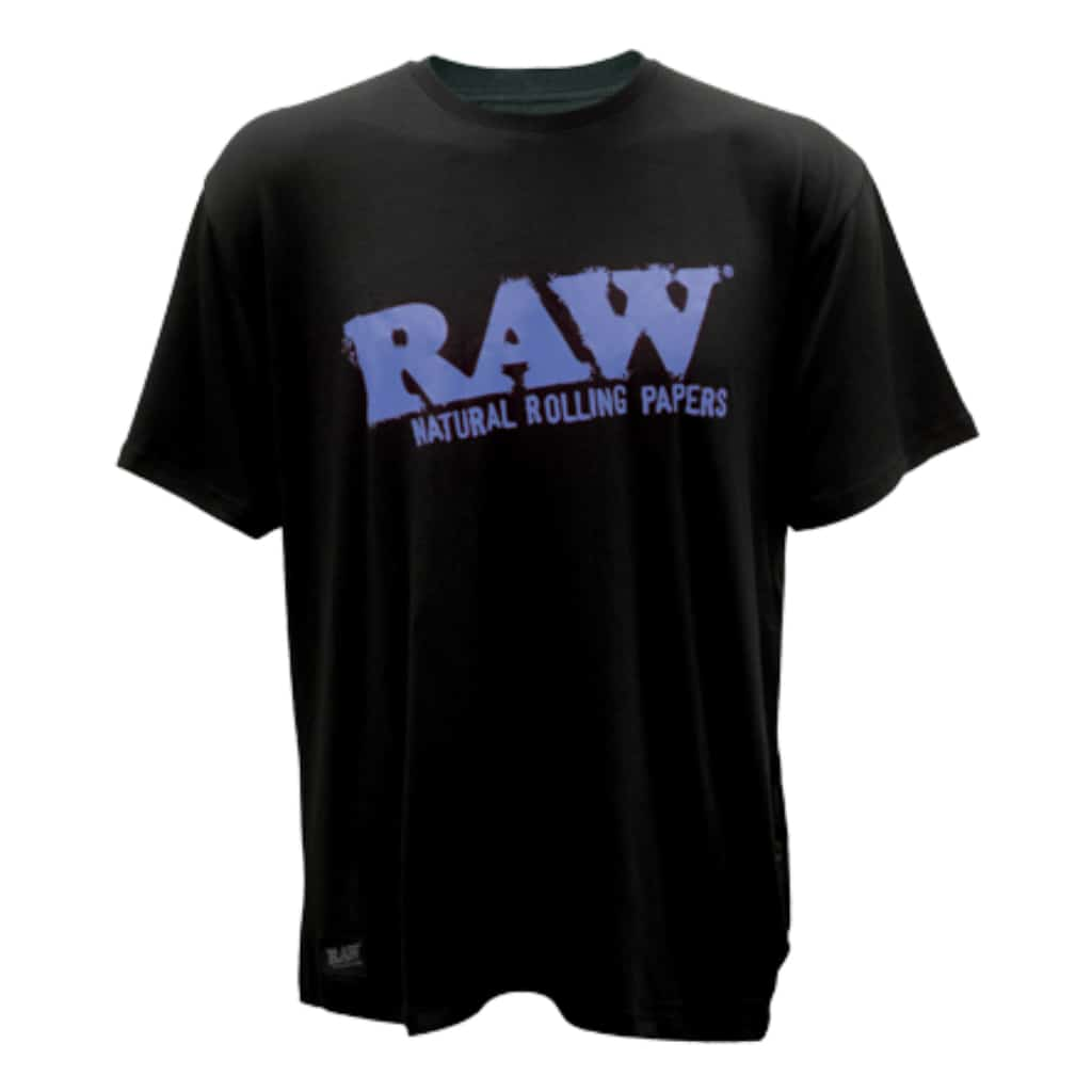 RAW Blue Logo Shirt - Smoke Shop Wholesale. Done Right.