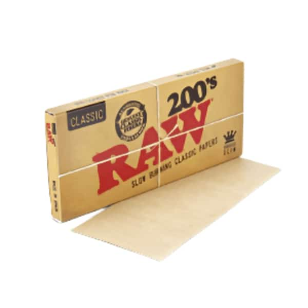 RAW Classic Creaseless Kingsize Slim 200’s - Smoke Shop Wholesale. Done Right.