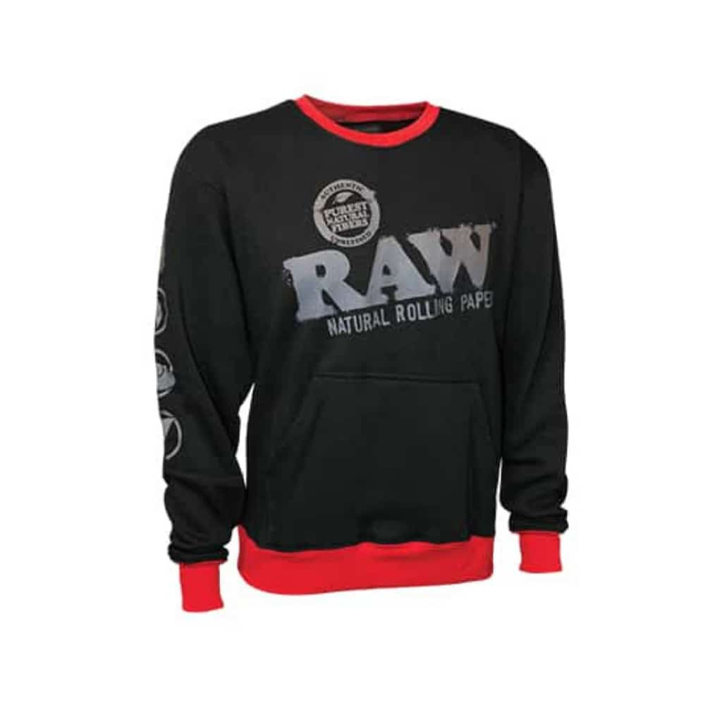 RAW Crewneck Sweatshirt - 2 color - Smoke Shop Wholesale. Done Right.