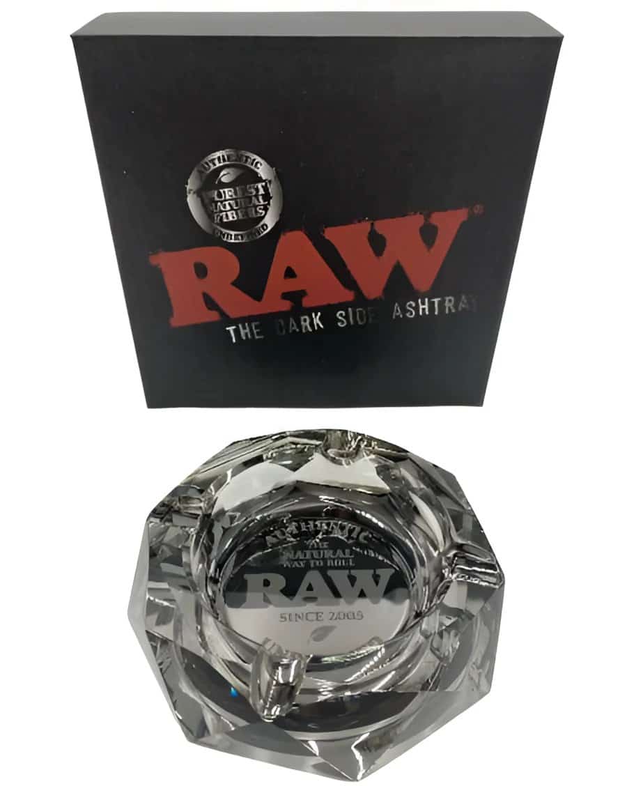 RAW Darkside Glass Ashtray - Smoke Shop Wholesale. Done Right.