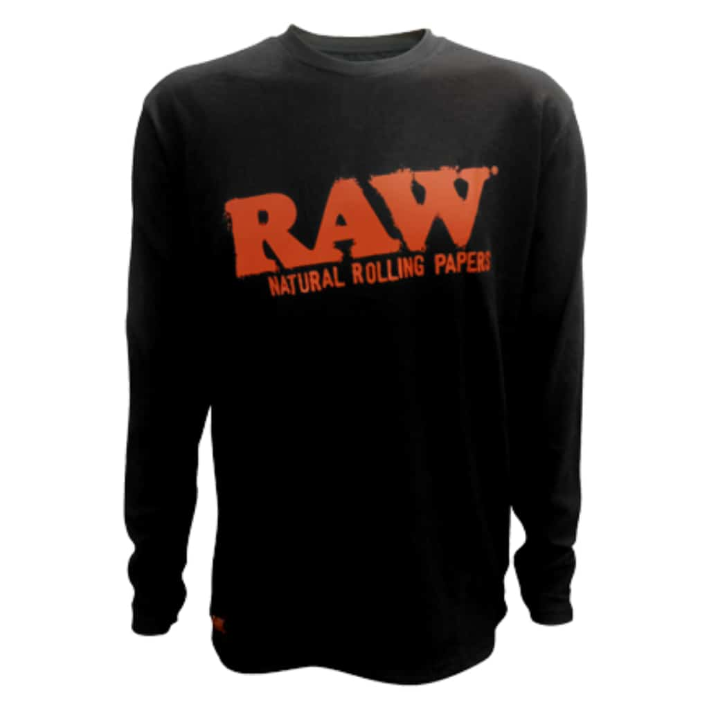 RAW Long Sleeve Red Logo - Smoke Shop Wholesale. Done Right.