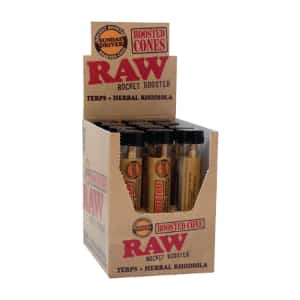 RAW ROCKET BOOSTER TERP INFUSED CONE SUNDAE DRIVER FLAVOR 12 CT DISPLAY - Smoke Shop Wholesale. Done Right.