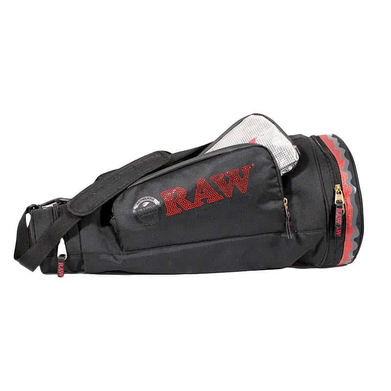 RAW Smell Proof Black Cone Duffel Bag - Smoke Shop Wholesale. Done Right.