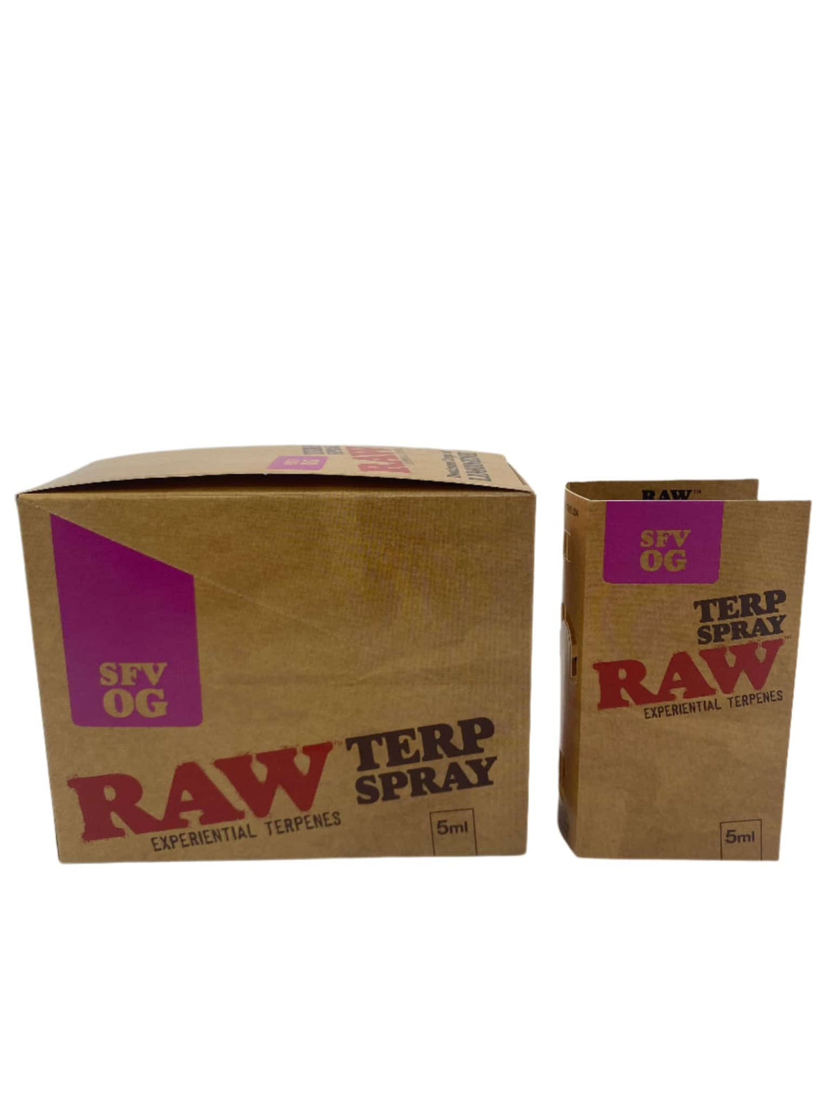 RAW TERPINE SPRAYS SFV OG 8 CT DISPLAY - Smoke Shop Wholesale. Done Right.