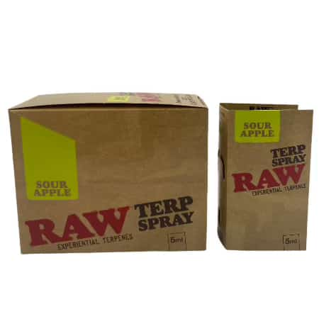 RAW TERPINE SPRAYS SOUR APPLE 8 CT DISPLAY - Smoke Shop Wholesale. Done Right.