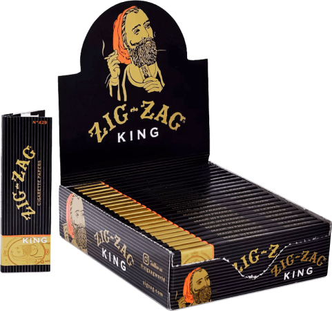 Zig-Zag Premium Orange King Size Papers