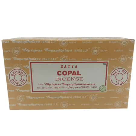 Satya 15g Copal Incense Sticks 12 CT Box - Smoke Shop Wholesale. Done Right.