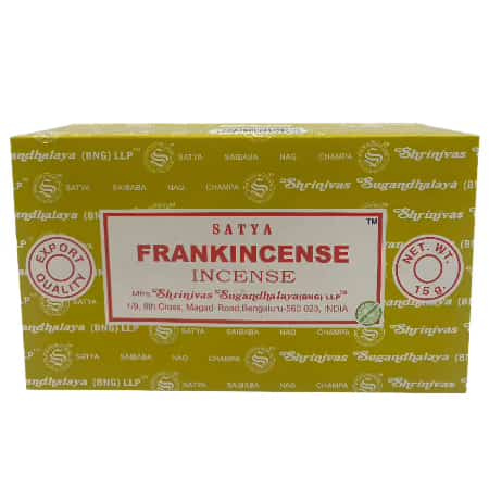 Satya 15g Frankincense Incense Sticks 12 ct Box - Smoke Shop Wholesale. Done Right.