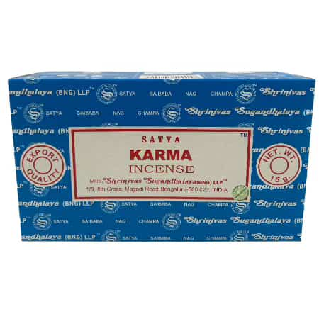 Satya 15g Karma Incense Sticks 12 ct Box - Smoke Shop Wholesale. Done Right.