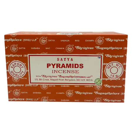 Satya 15g Pyramid Incense Sticks 12 ct Box - Smoke Shop Wholesale. Done Right.