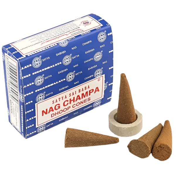 Satya Nag Champa Cone Incense 12 CT - Smoke Shop Wholesale. Done Right.